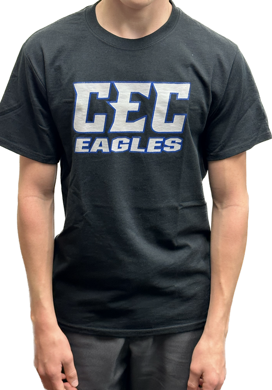 CEC Black T-Shirt with Gray Logo