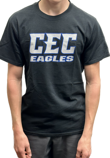 CEC Black T-Shirt with Gray Logo