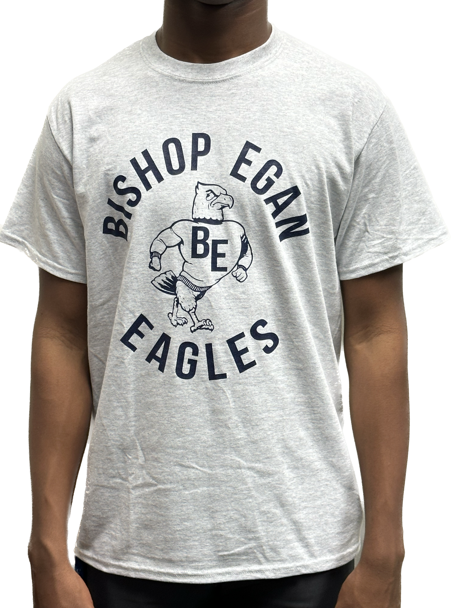 Bishop Egan Strutting Eagle T-Shirt/Gray