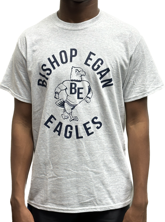 Bishop Egan Strutting Eagle T-Shirt/Gray