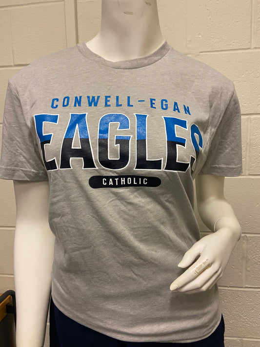 Next Level Silk Tee - Eagles 2 Tone Logo