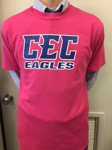 CEC Eagles Pink T-Shirt S/S